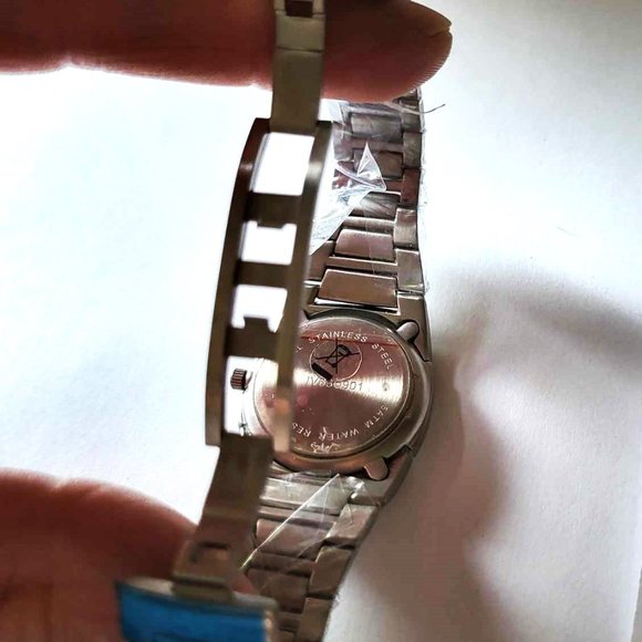 LOT OF 2 NEW ALL STEEL DANISH DESIGN BLACK & WHITE QUARTZ LADY WATCH 30 … - Picture 12 of 13